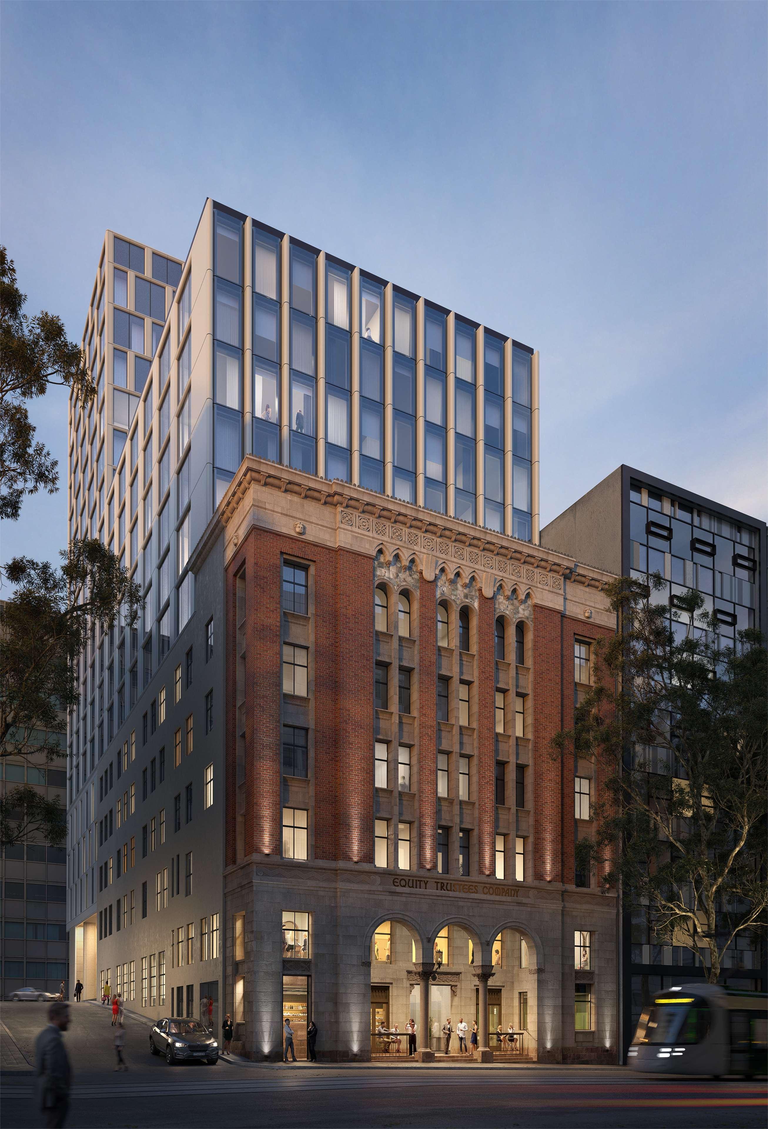 Hilton Melbourne Little Queen Street المظهر الخارجي الصورة The proposed hotel