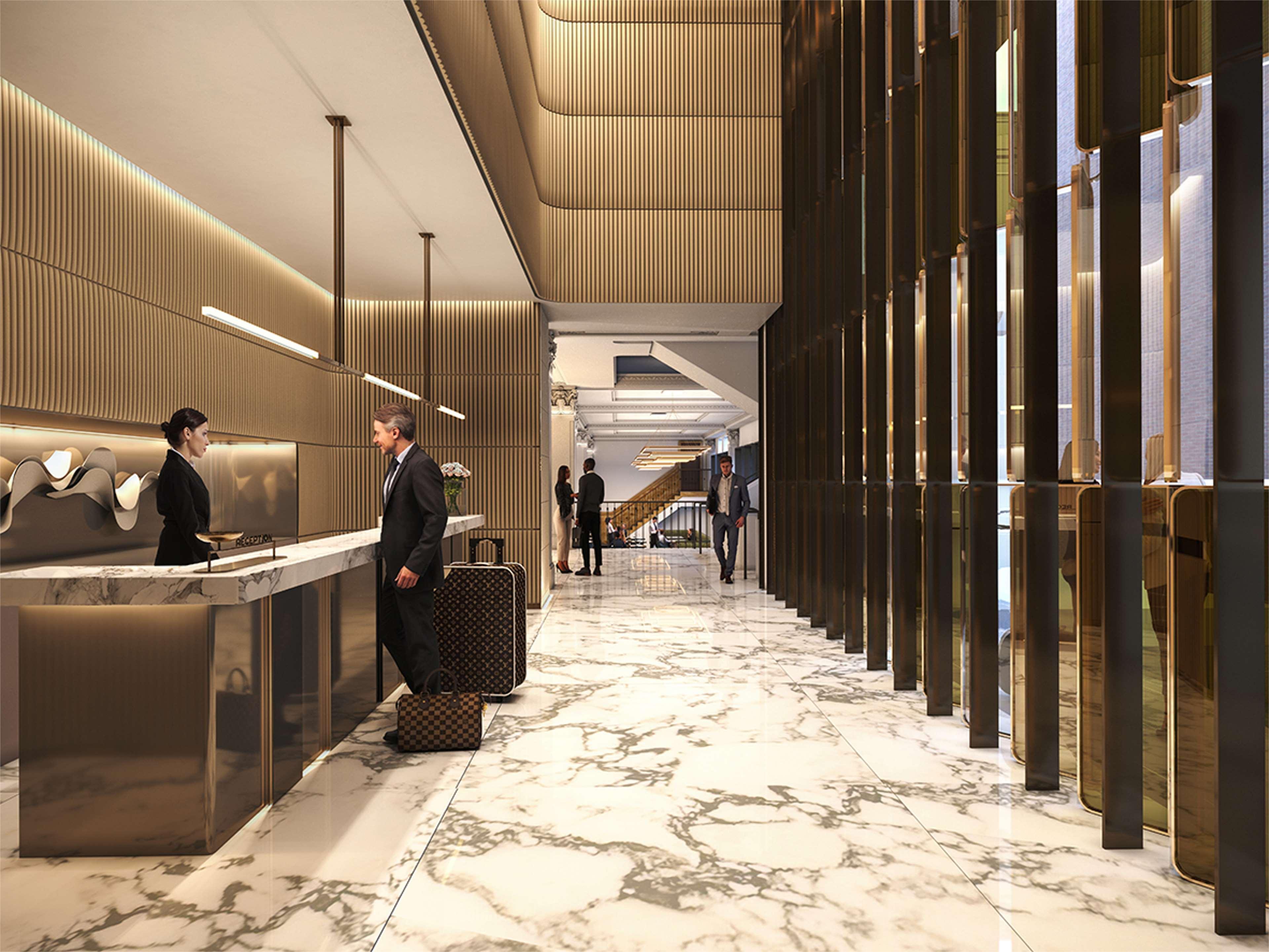 Hilton Melbourne Little Queen Street المظهر الخارجي الصورة The new private suite at London Heathrow Airport
