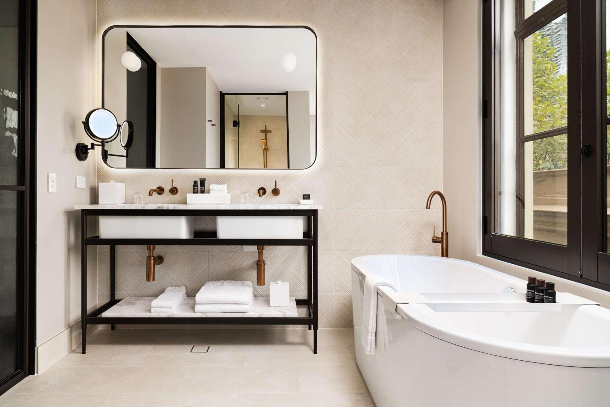 Hilton Melbourne Little Queen Street المظهر الخارجي الصورة Bathroom