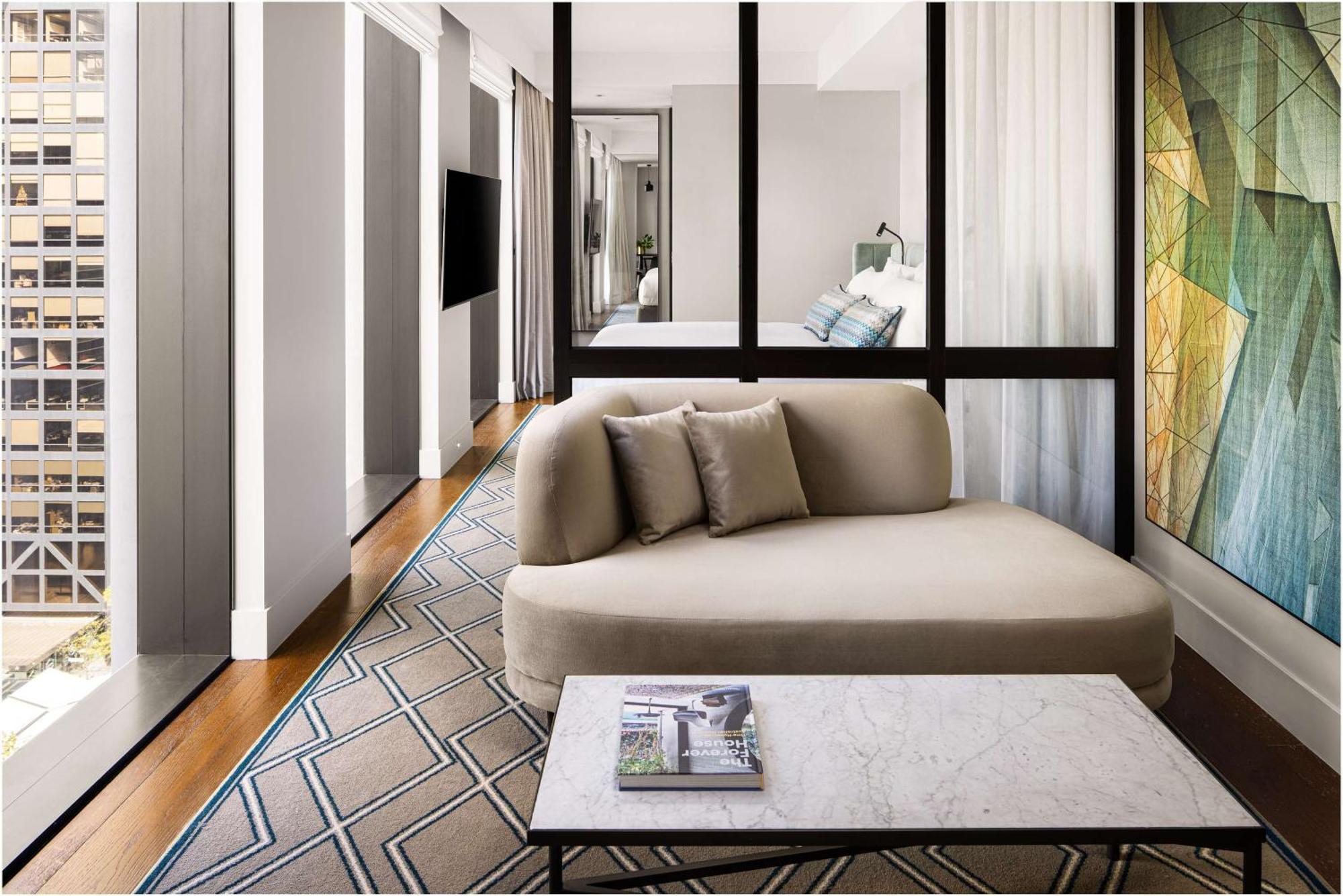 Hilton Melbourne Little Queen Street المظهر الخارجي الصورة A suite at the hotel
