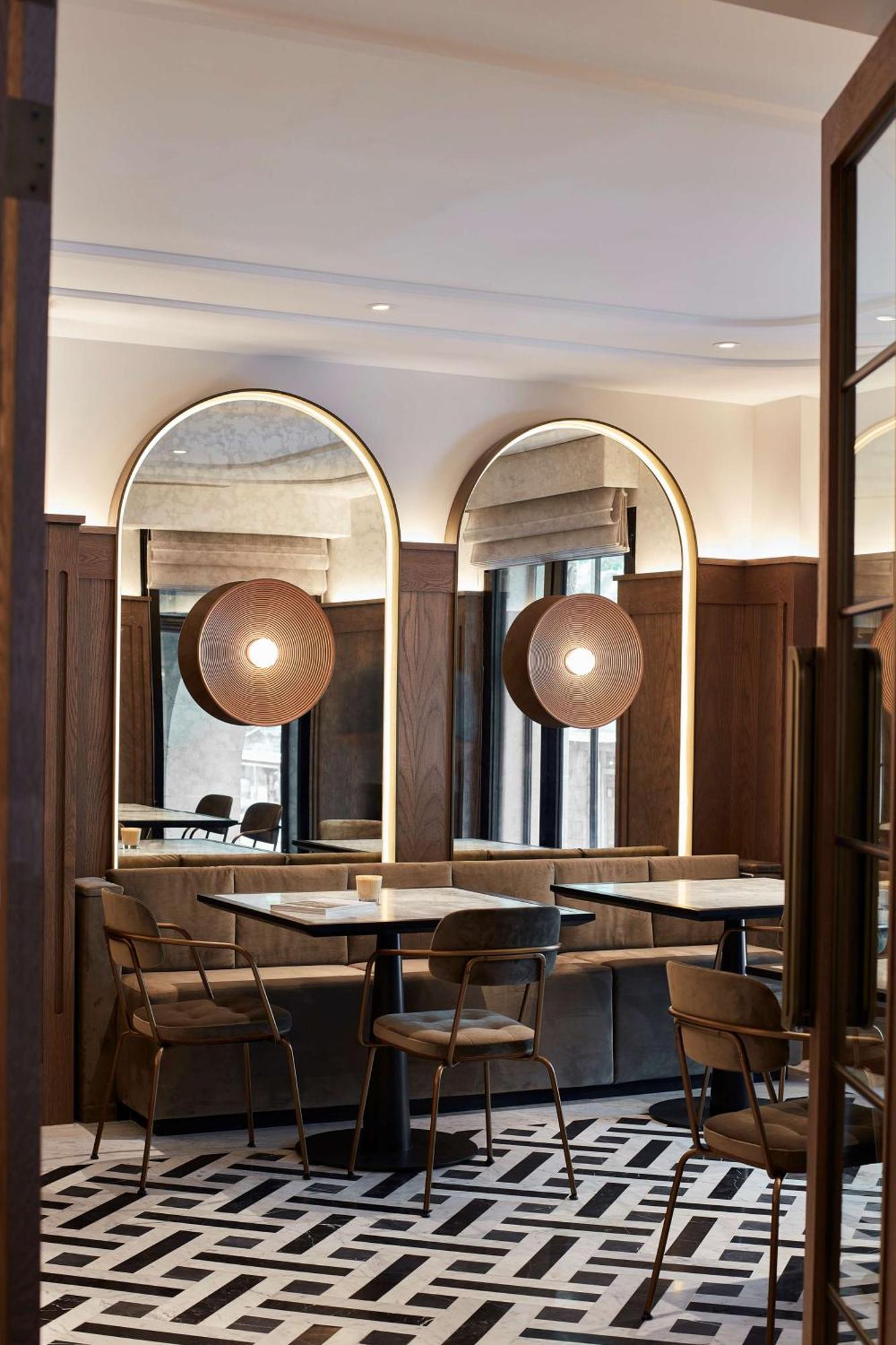 Hilton Melbourne Little Queen Street المظهر الخارجي الصورة The interior of the restaurant