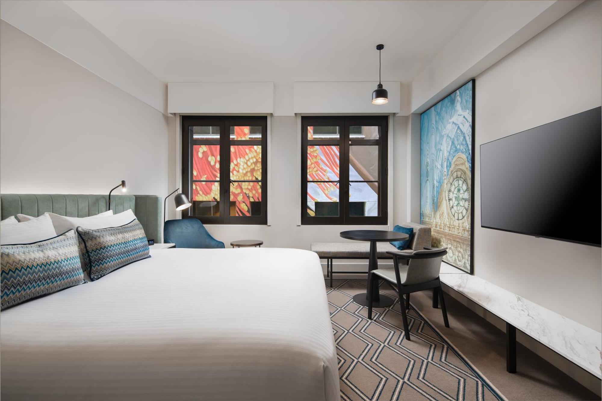 Hilton Melbourne Little Queen Street المظهر الخارجي الصورة A room at the hotel